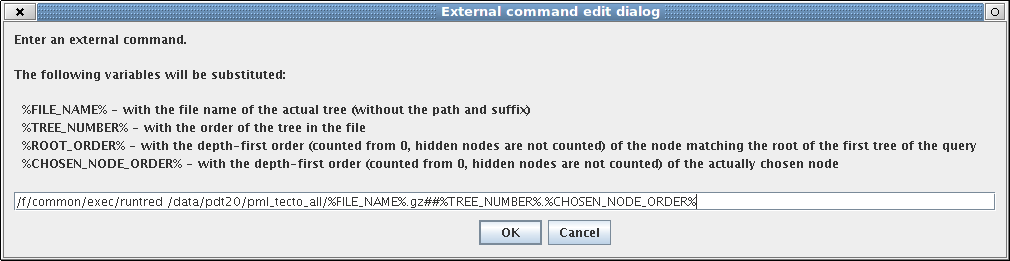 external command edit dialog